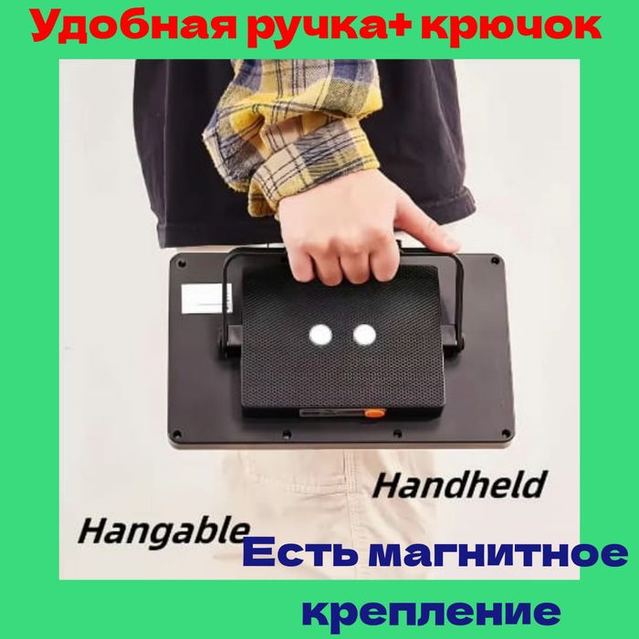 Фонарь прожектор 10000 mah аккумуляторный 8-12 часов работы power bank