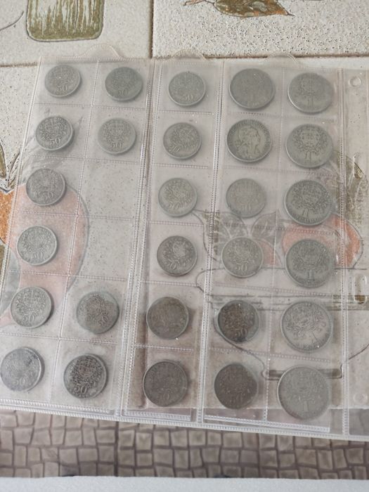 Moedas antigas escudo portugues