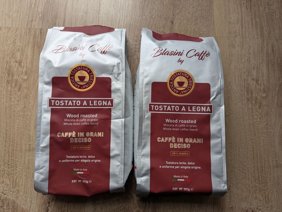 Antica Tostatura Triestina Kawa Ziarnista Palona Drzewem Blasini Deciso włoska kawa