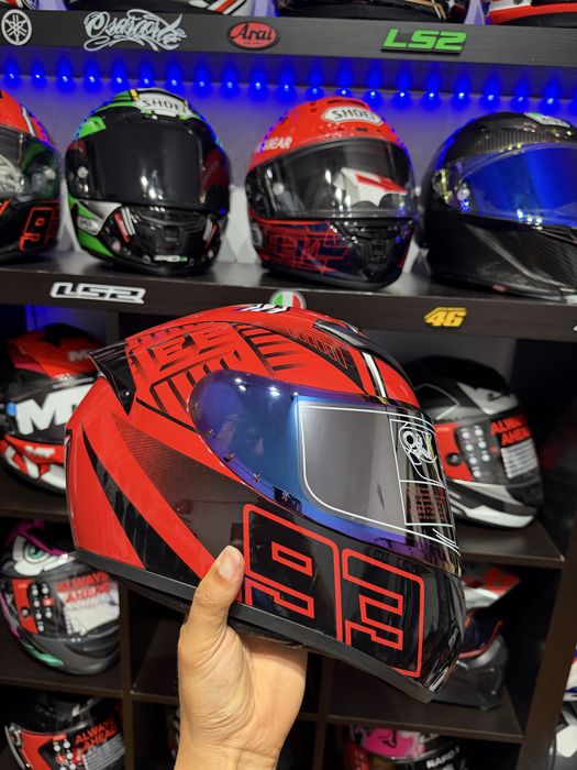 Capacete jockey rosa novo 90€ viseira espelhada