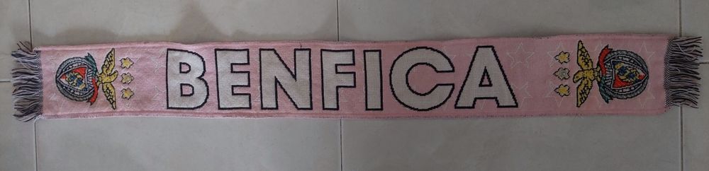 Mini cachecol Rosa do Benfica com.mola