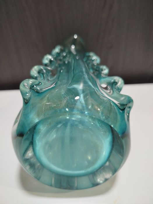 Ваза чешские стекло 28 см