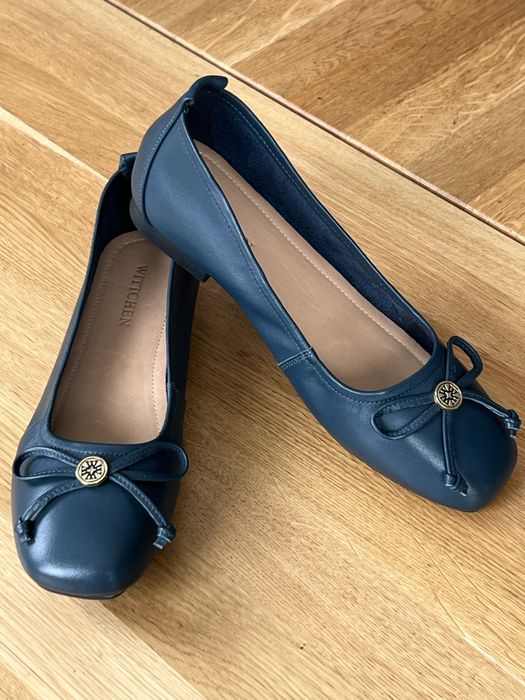 Balerinki Wittchen 37 granatowe nowe