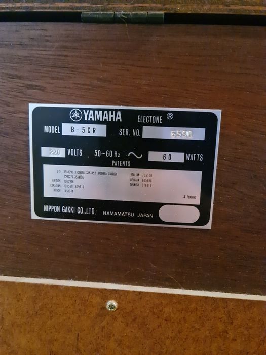 Organy elektryczne Yamaha