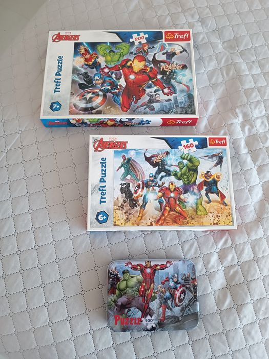 Puzzle Avengers Hulk iron man