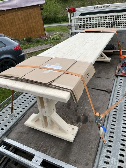 Solidny stół ogrodowy grubość 45mm