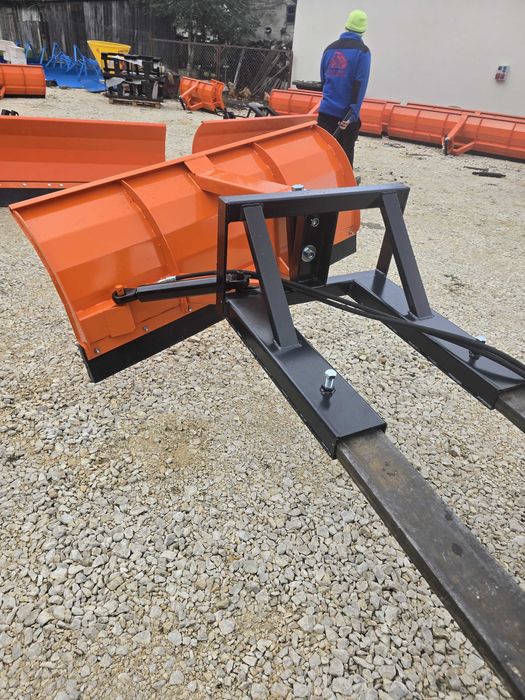 Pług do wózka widłowego do śniegu nowy 1.5-3.0m gwarancja dostawa