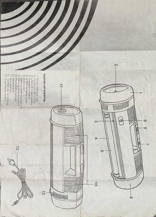 Lanterna Vintage 4 funções