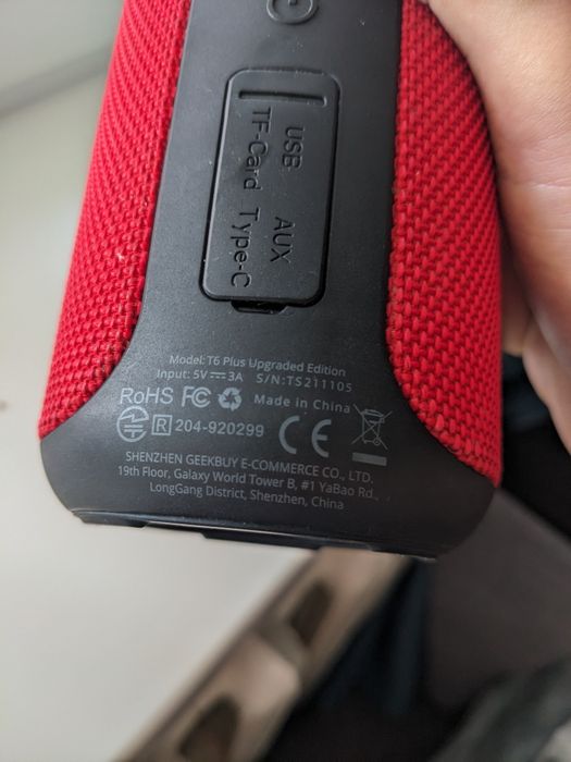 Колонка блютуз tronsmart t6 plus upgraded edition
