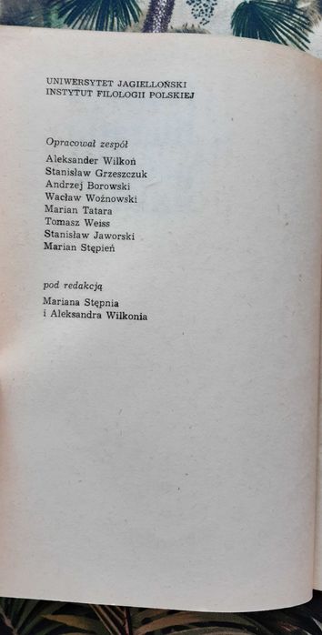 Książka "Historia literatury polskiej w zarysie, tom 1" praca zbiorowa
