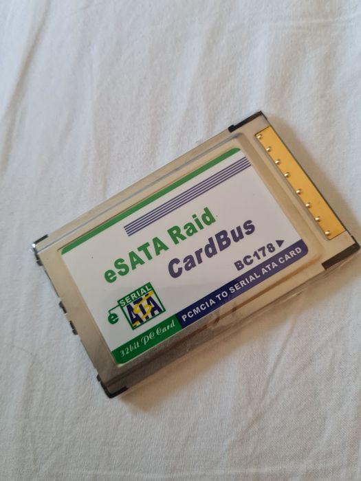 eSATA RAID CardBus – PCMCIA to Serial ATA Card64739336294529120