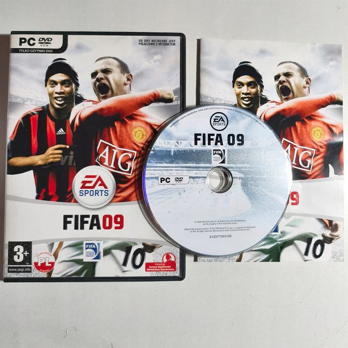 gra pc fifa 09 pl pc - polskie wydanie premierowe