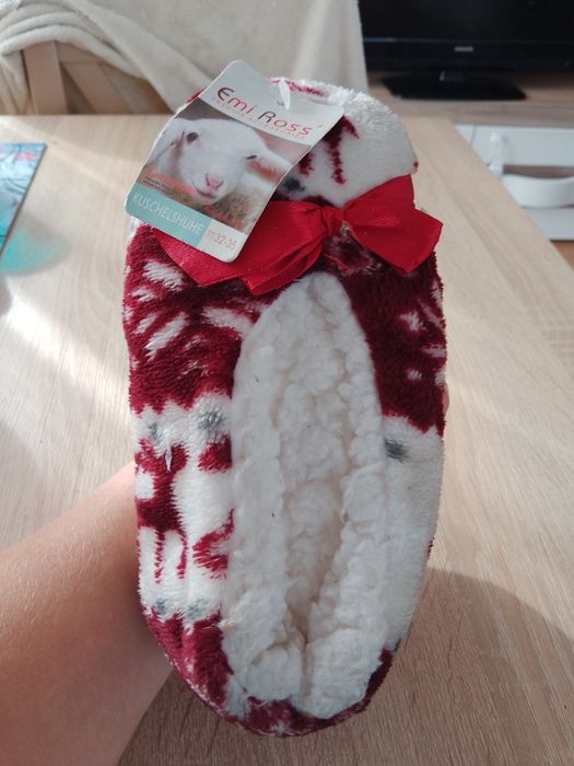 Kapcie dziecięce polarkowe