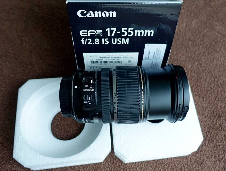 Obiektyw Canon ef-s 17-55mm.