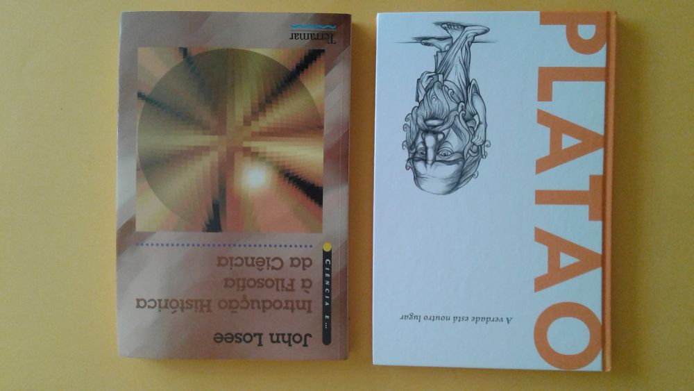 Livros de filosofia Descartes, Fédon, Snow, Platão, Marx, etc