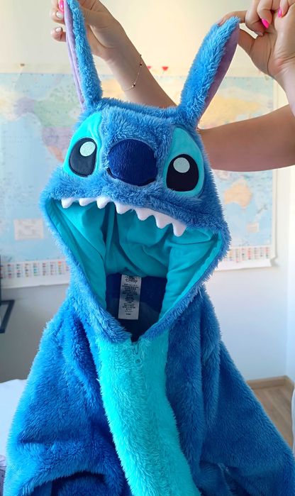 Piżama Onesie Stitch kombinezon kigurumi 158cm