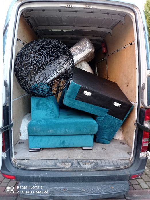 Transport przeprowadzki kontener z windą oproznianie mieszkan