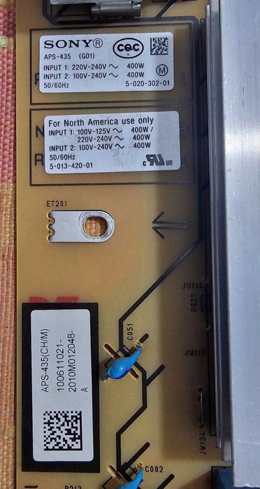 Placas LCD Sony KD-55XH9505