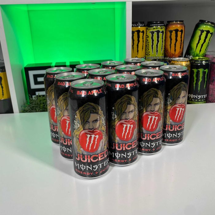 Напій енергетичний Monster Energy Ultra Black Енергетик монстр Вишня без цукру