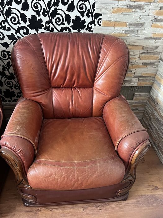 крісла  зі шкіри