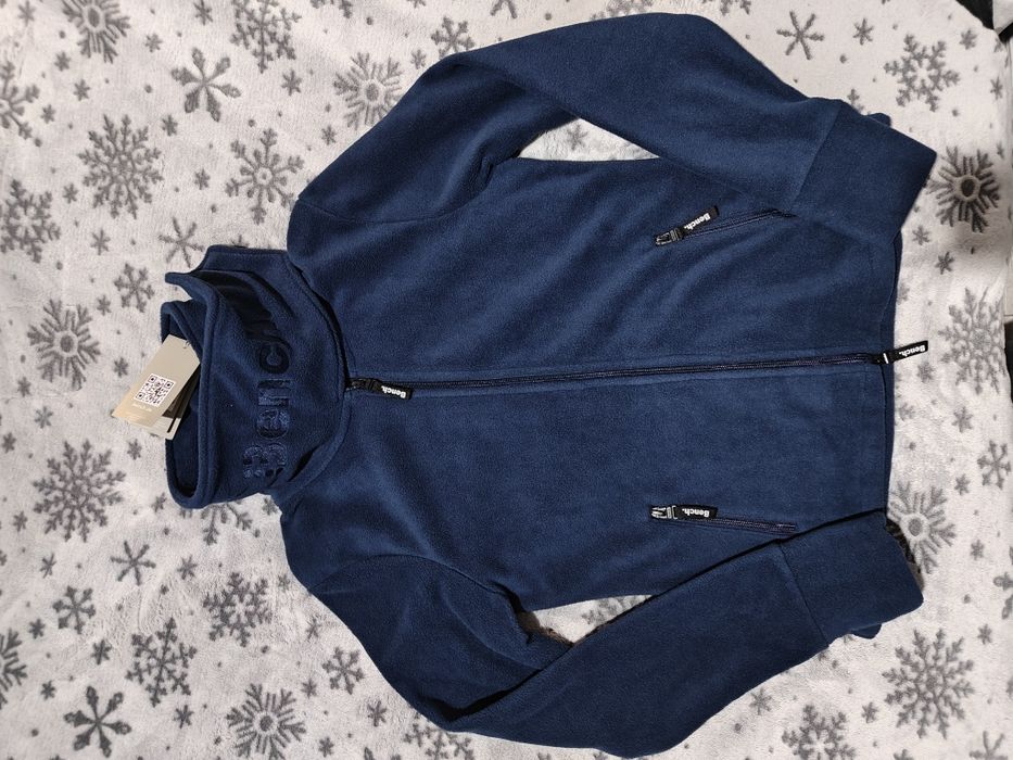 Kurtka polarowa, bluza Bench damska, ze stójką, r. M
