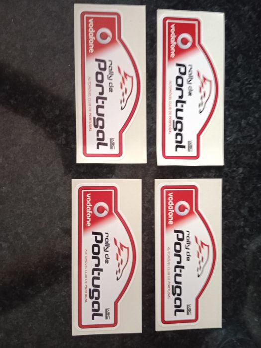 4 X autocolantes Rally