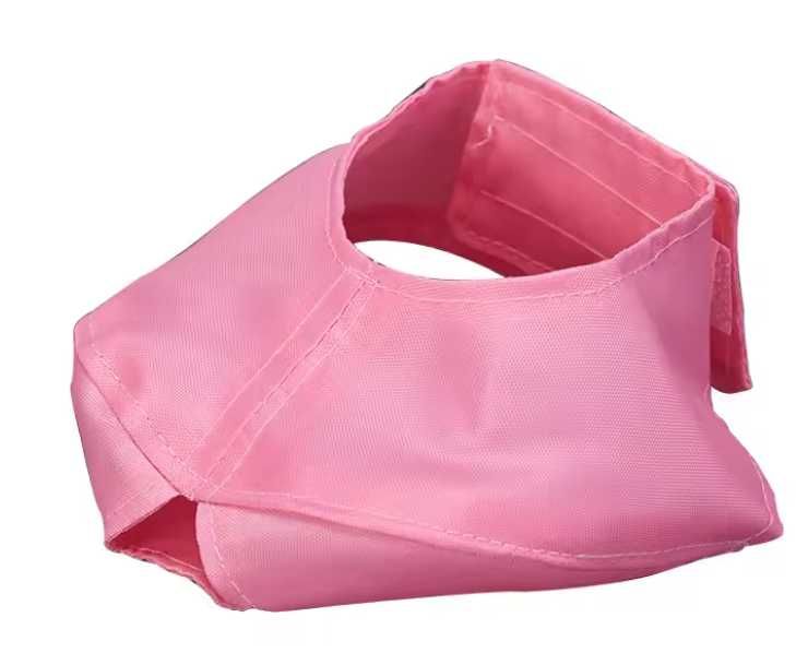 Маска для котів під час стрижки нігтів (рожева, с та м)