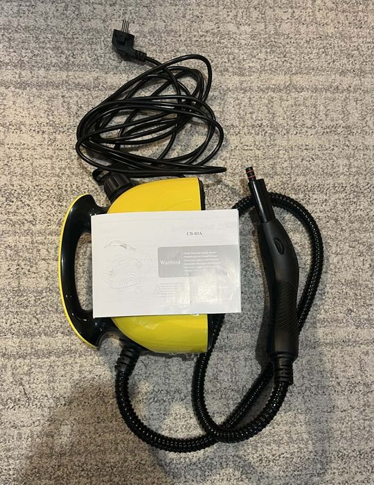 Mop parowy, odkurzacz parowy  1500W , 10 akcesoriów do dywanow, szyb