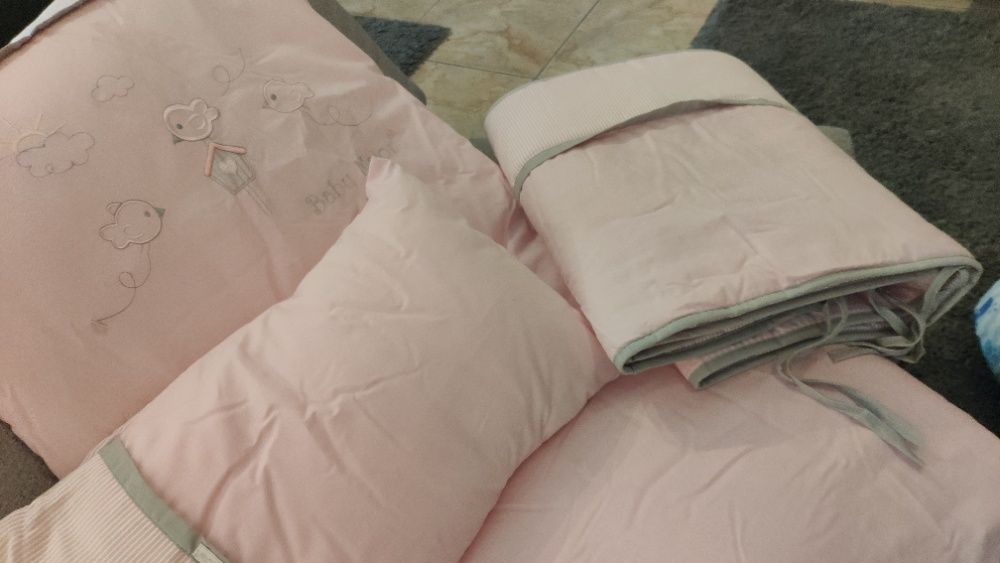 Edredão + Proteção + Almofada para Berço