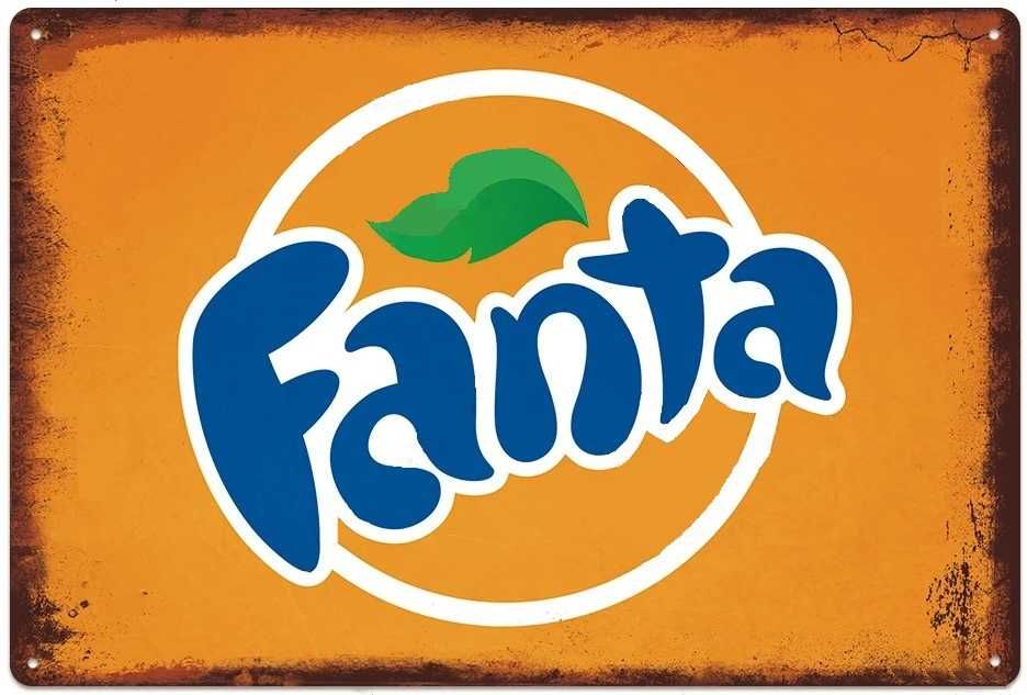 Placas decorativas retro, Sumol, Fanta e Seven up, novas,  30 x 20 cm