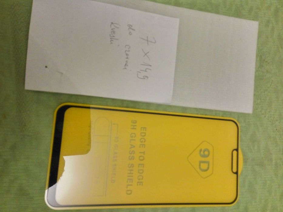 Szkło 9D hartowane na ekran telefonu 7 x 14,9 cm