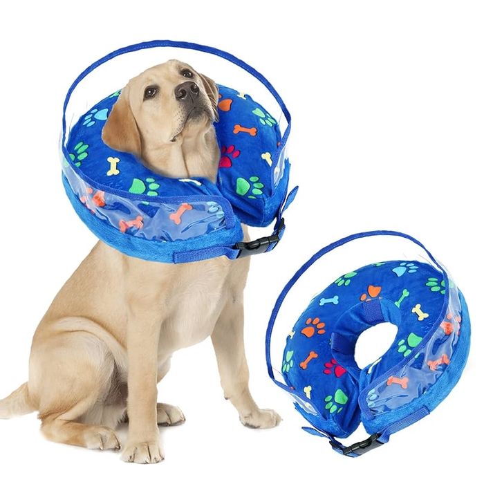 Захисний надувний ошийник для собак