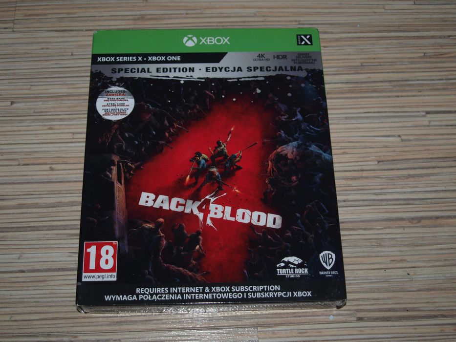 Gra Back 4 Blood PL Edycja Specjalna xbox one/series x nowa we folii!!