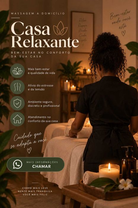 Massagem relaxante para Homens