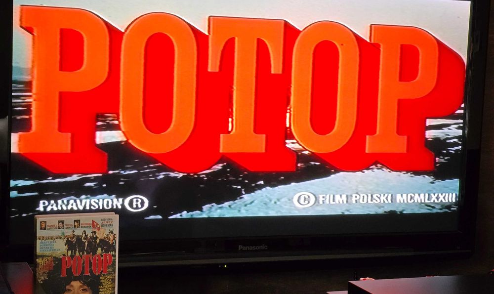 Kaseta  wideo VHS z Filmem Potop cz. I i II