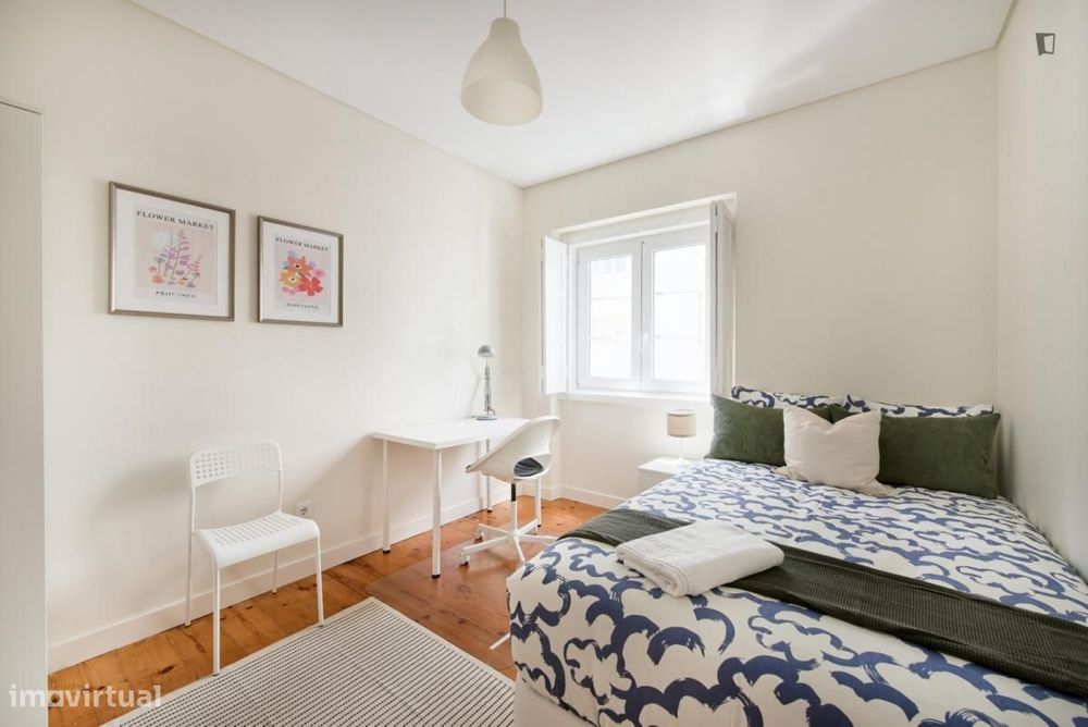 Quarto - localizado em Alvalade Lisbon