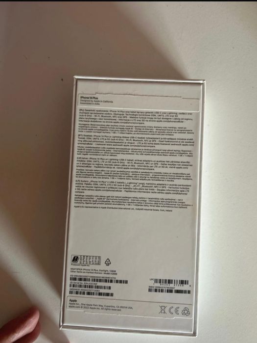 iPhone 14 Plus Apple 128 GB biały