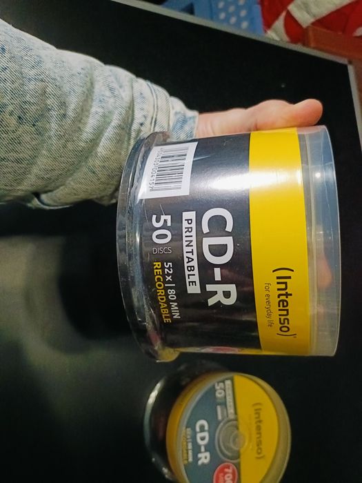 2 packs de 50 CDs Imprimiveis  virgens - embalagem nova