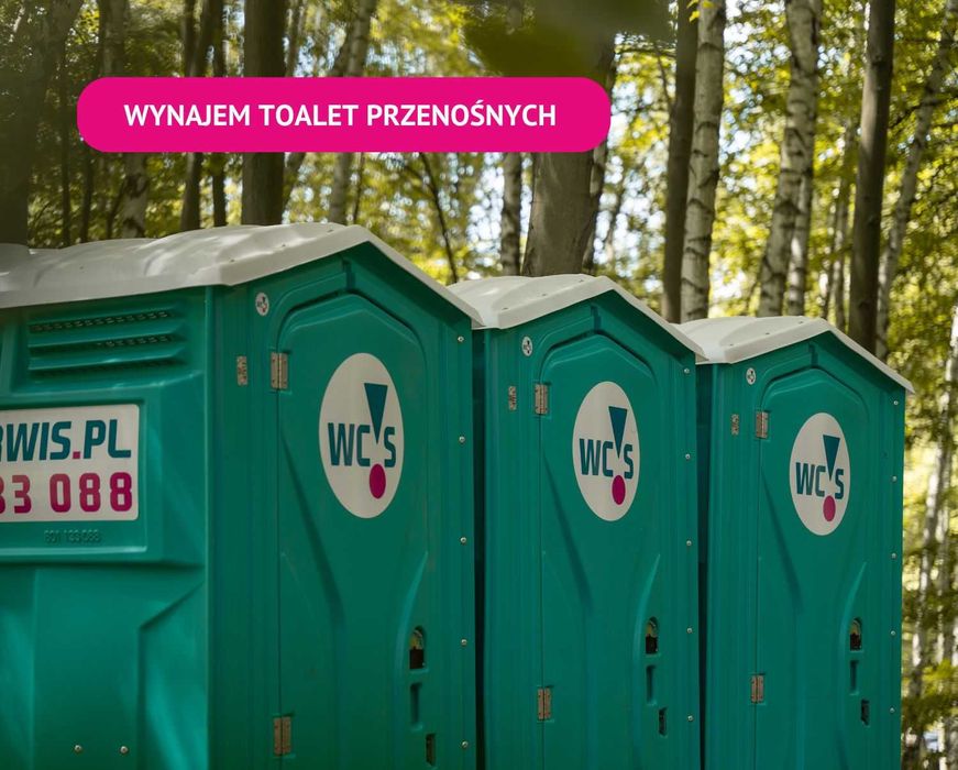 Toaleta przenośna – wynajem kabin WC na budowę, imprezę | Szczecin