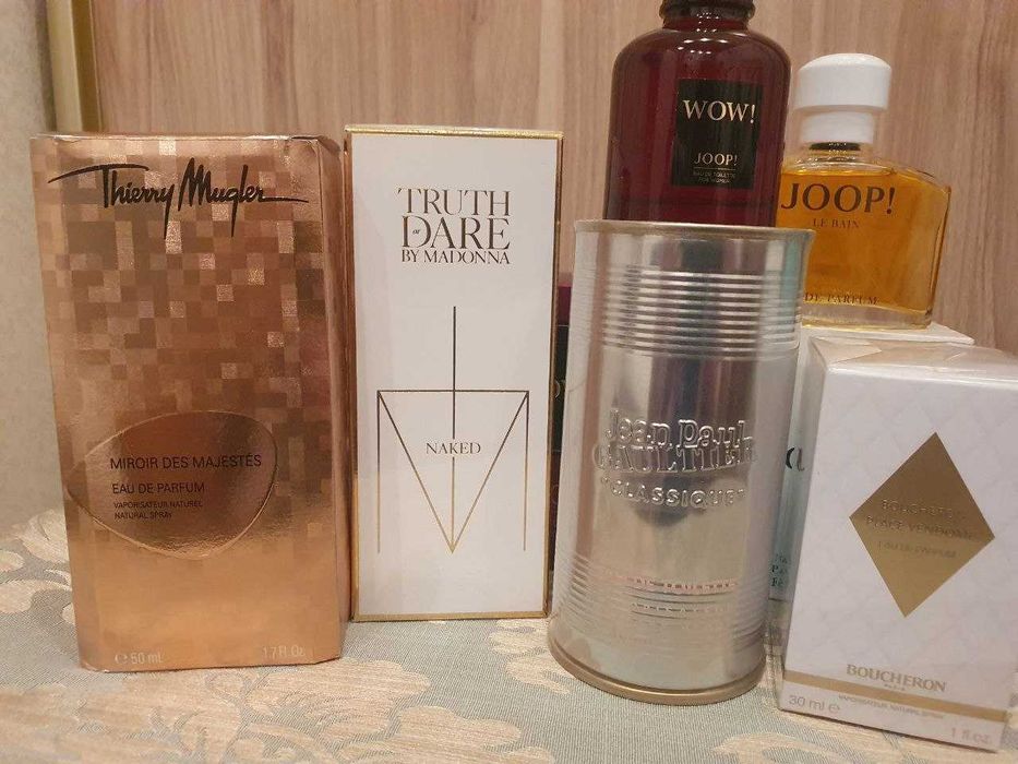 Парфуми Mugler , Madonna, Joop  та інші