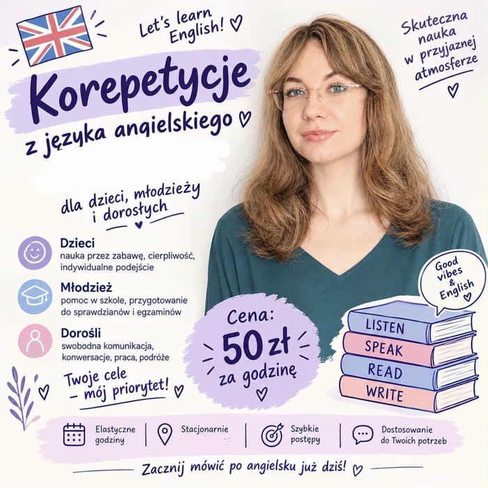 Korepetycje język angielski