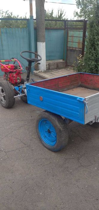 Продается мотоблок c прицепом.