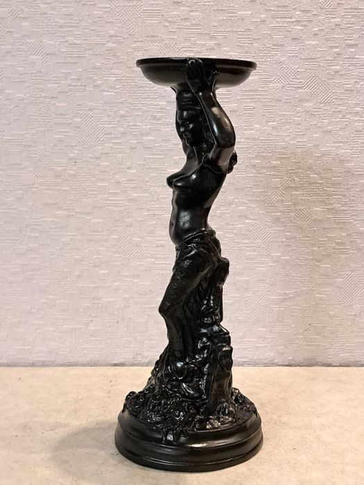 Коллекционные каминная статуэтка СССР 70г - Танцовщица - чугун.