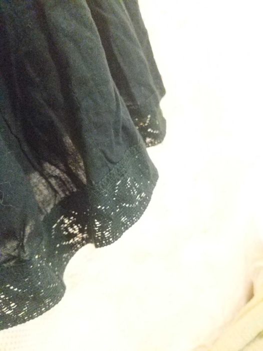 Спідниця чорна для підлітка на застібці 34-36