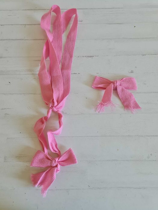 Conjunto 2x Fitas Laços Rosa Festa Finalistas Pink Ribbon Set