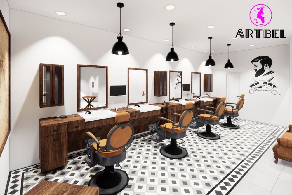 Moveis barbearia