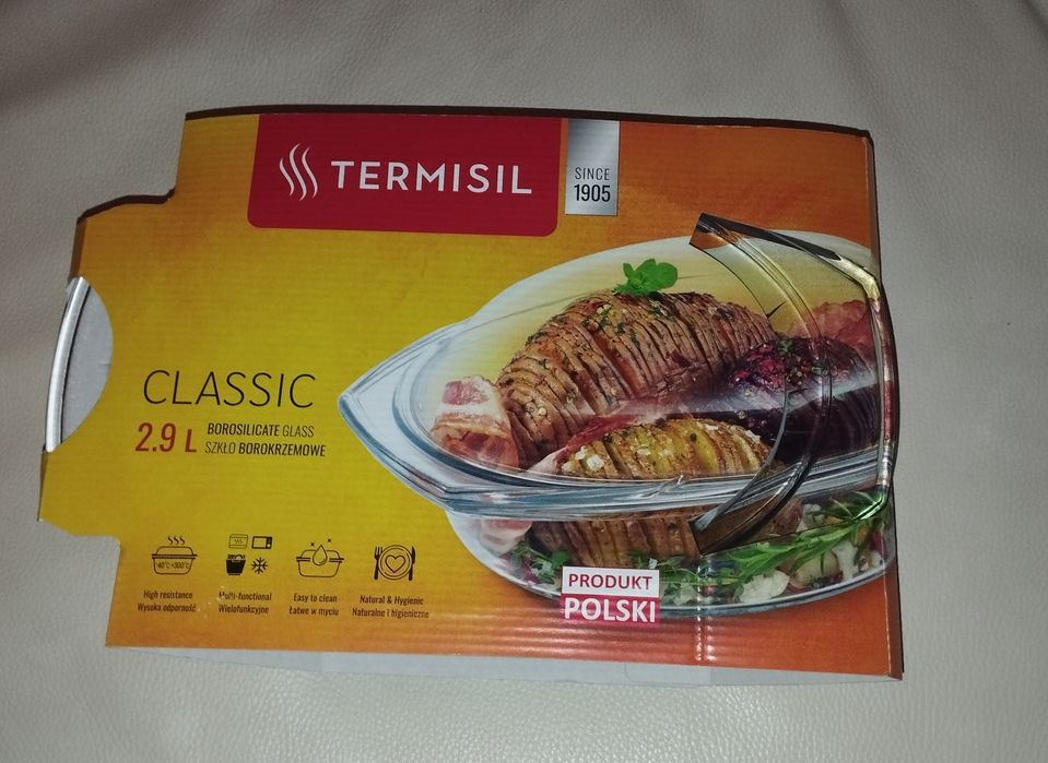 Termisil нова кастрюля для запікання з кришкою 2.9 л.+подарунок