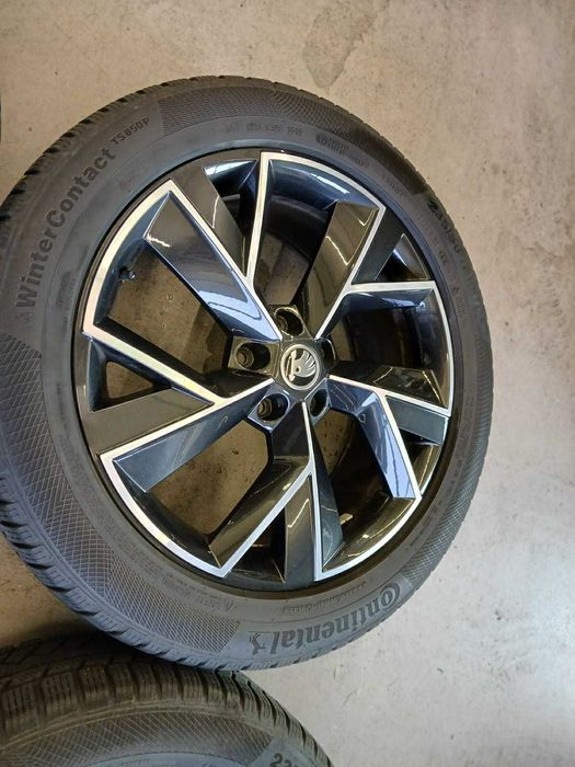 Oryginalne koła zimowe 19 cali Skoda Kodiaq opony 235/50 R19
