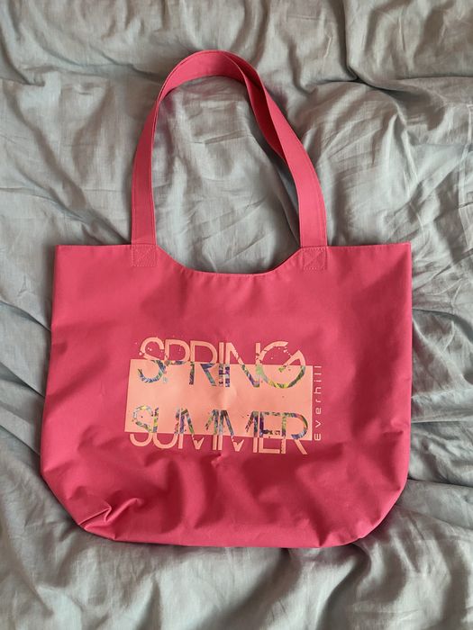 Torba plażowa różowa,pojemna