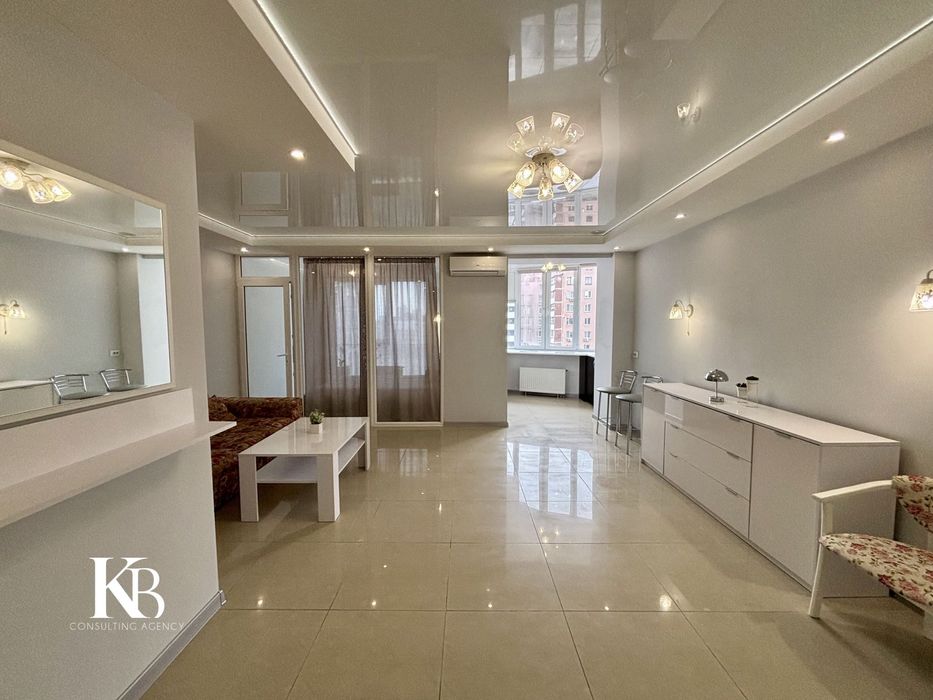 Продаж 1-к ЖК Набережний Квартал, 55м², газ, ремонт